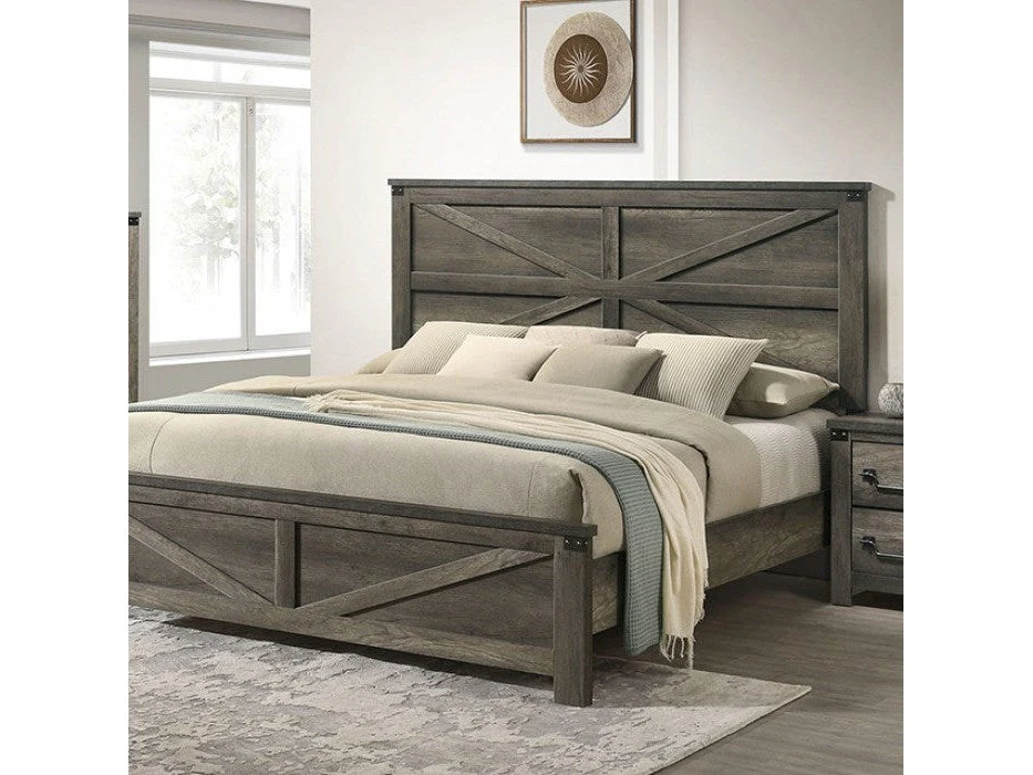 Britonale Gray Queen Bed