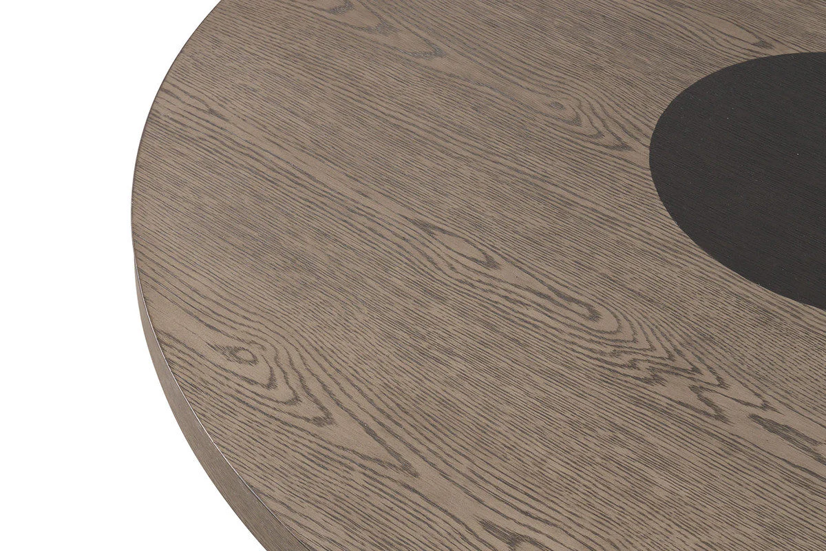 Broager Rustic Oak/Dark Walnut 5 Pc. Round Dining Table Set - Image 4