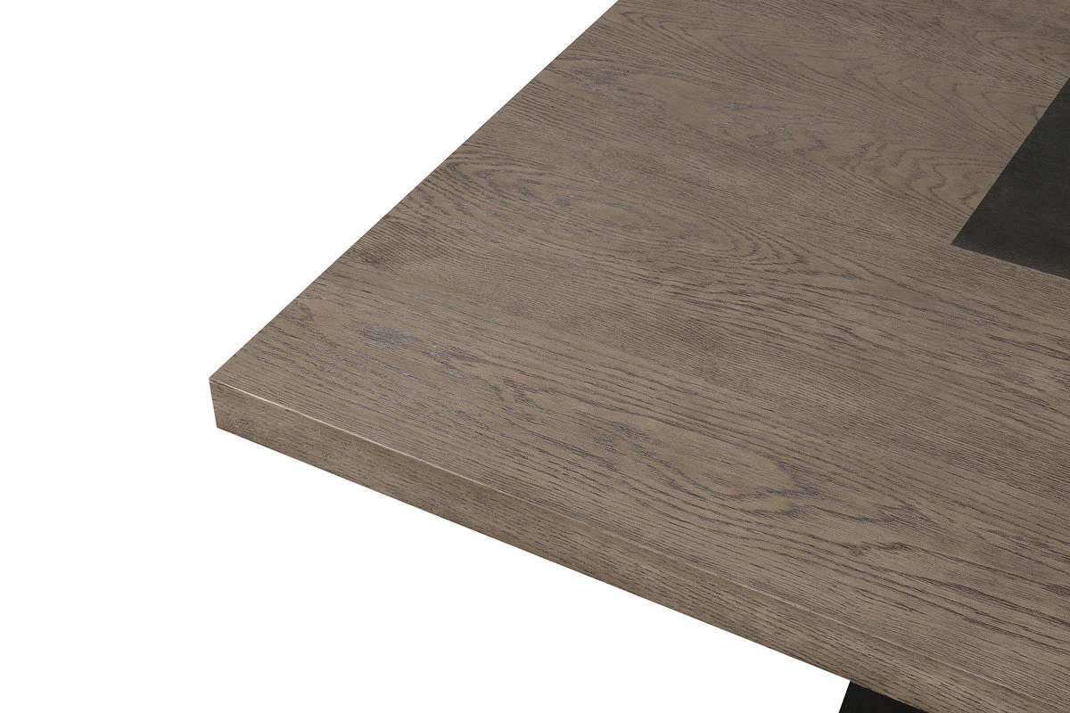 Broager Rustic Oak/Dark Walnut 5 Pc. Square Table Set - Image 3