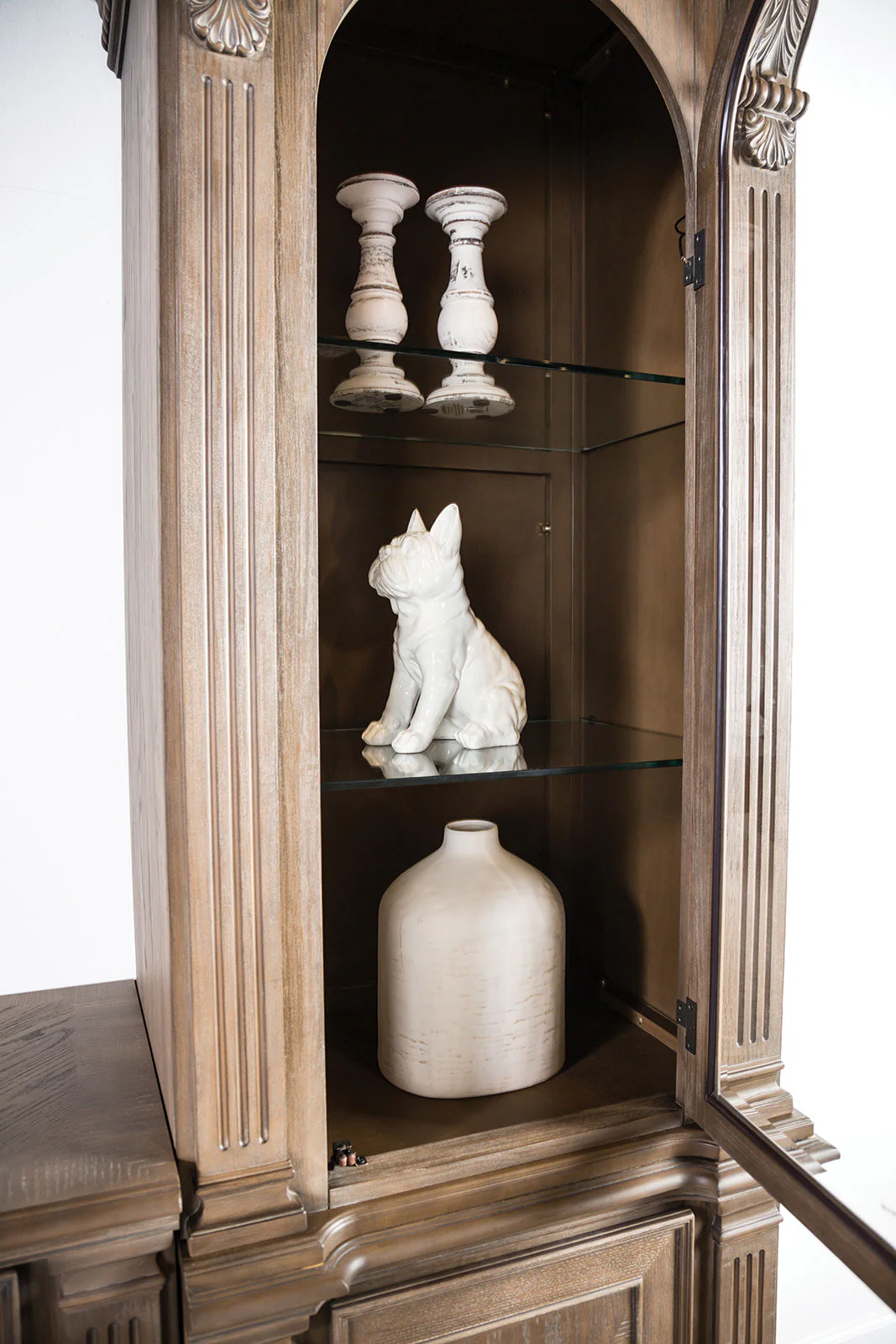 Bromoak Weathered Oak Tv Console - Image 2