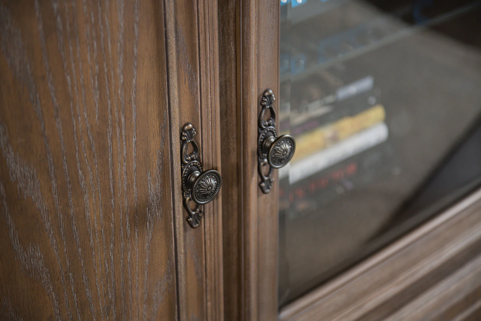 Bromoak Weathered Oak Tv Console - Image 5