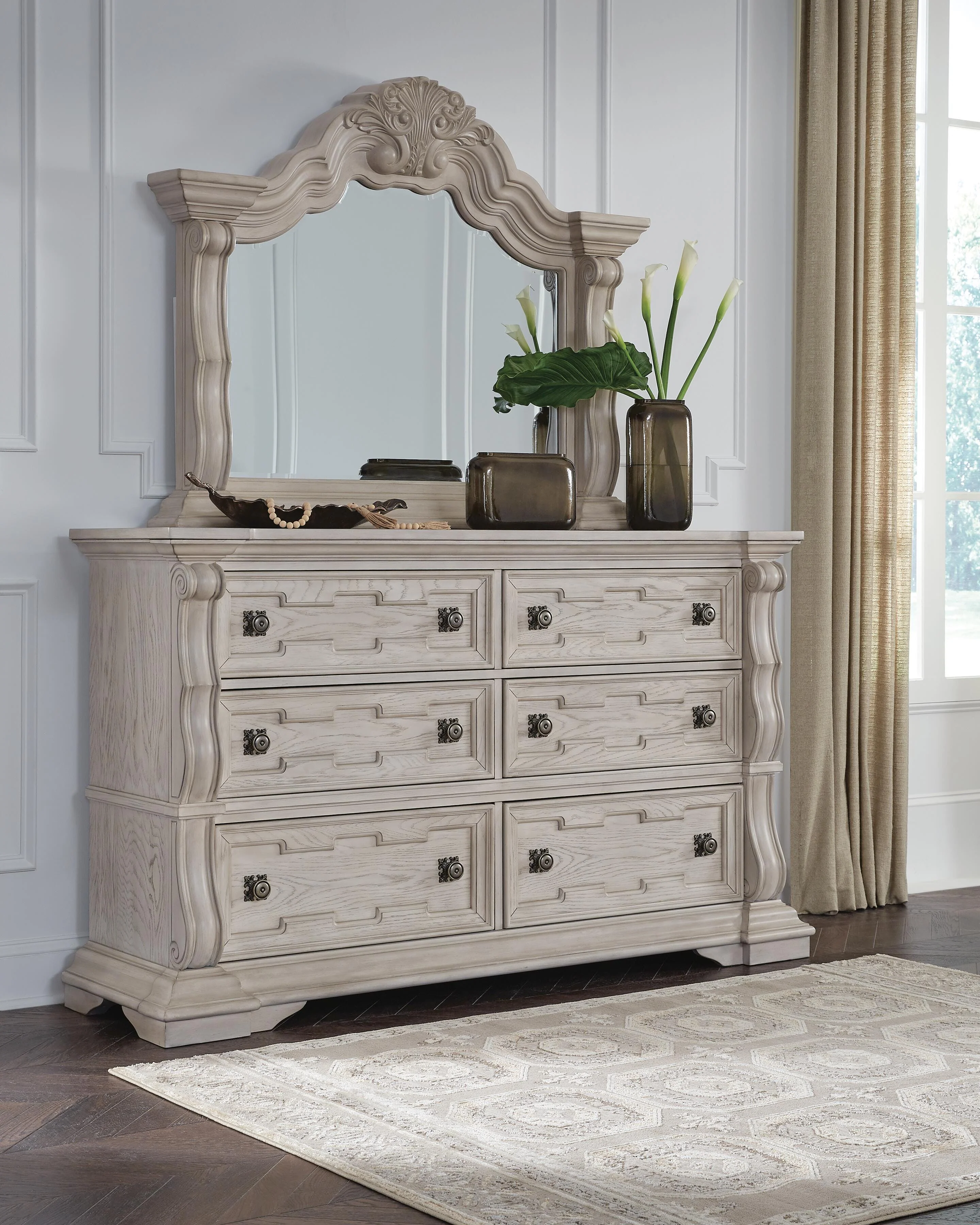 Bruchandi Upholstered Panel Bed Bedroom Set - Image 10