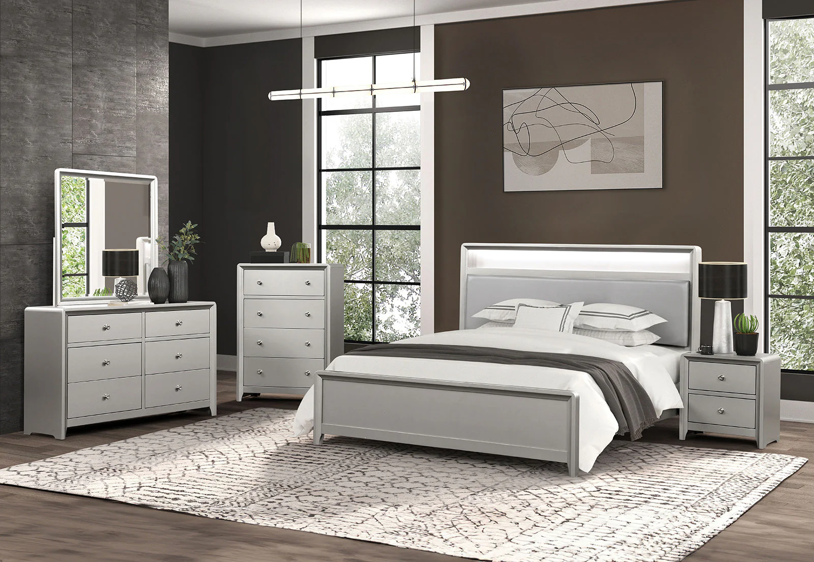 Bryne Champagne Dresser - Image 3