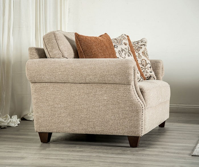 Buckhurst Taupe Loveseat - Image 3