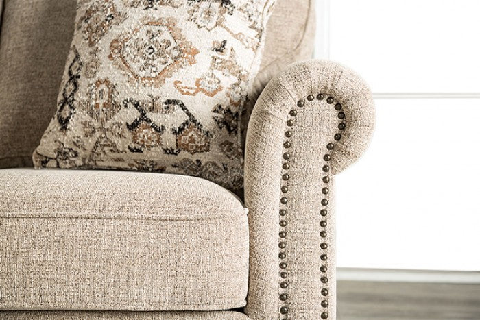 Buckhurst Taupe Loveseat - Image 4