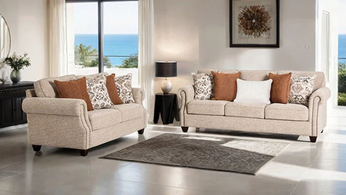 Buckhurst Taupe Loveseat - Image 7