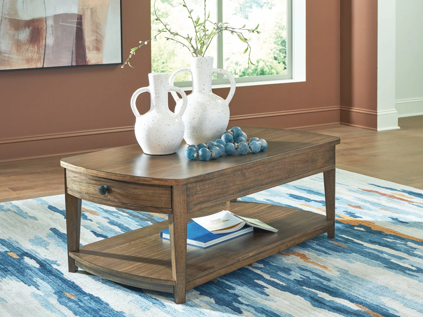 Burkbyer Rectangular Cocktail Table - Image 2
