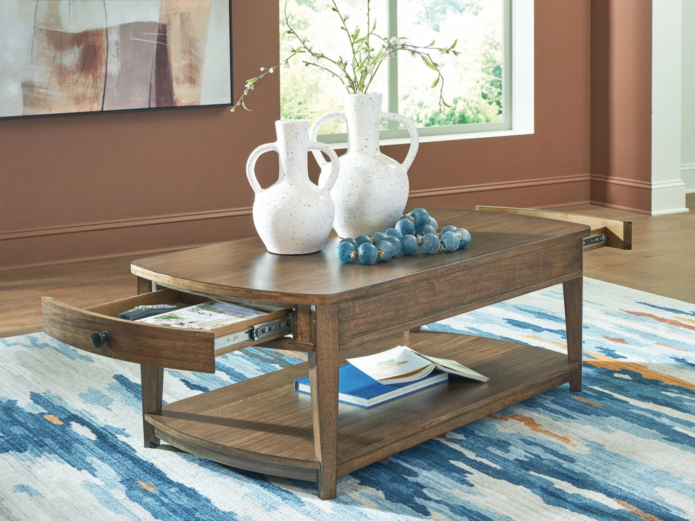 Burkbyer Rectangular Cocktail Table - Image 6