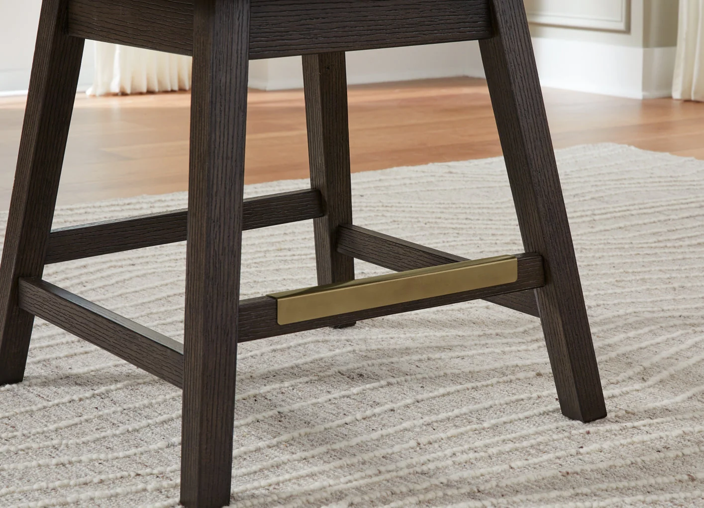 Burkhaus Upholstered Swivel Barstool - Image 7