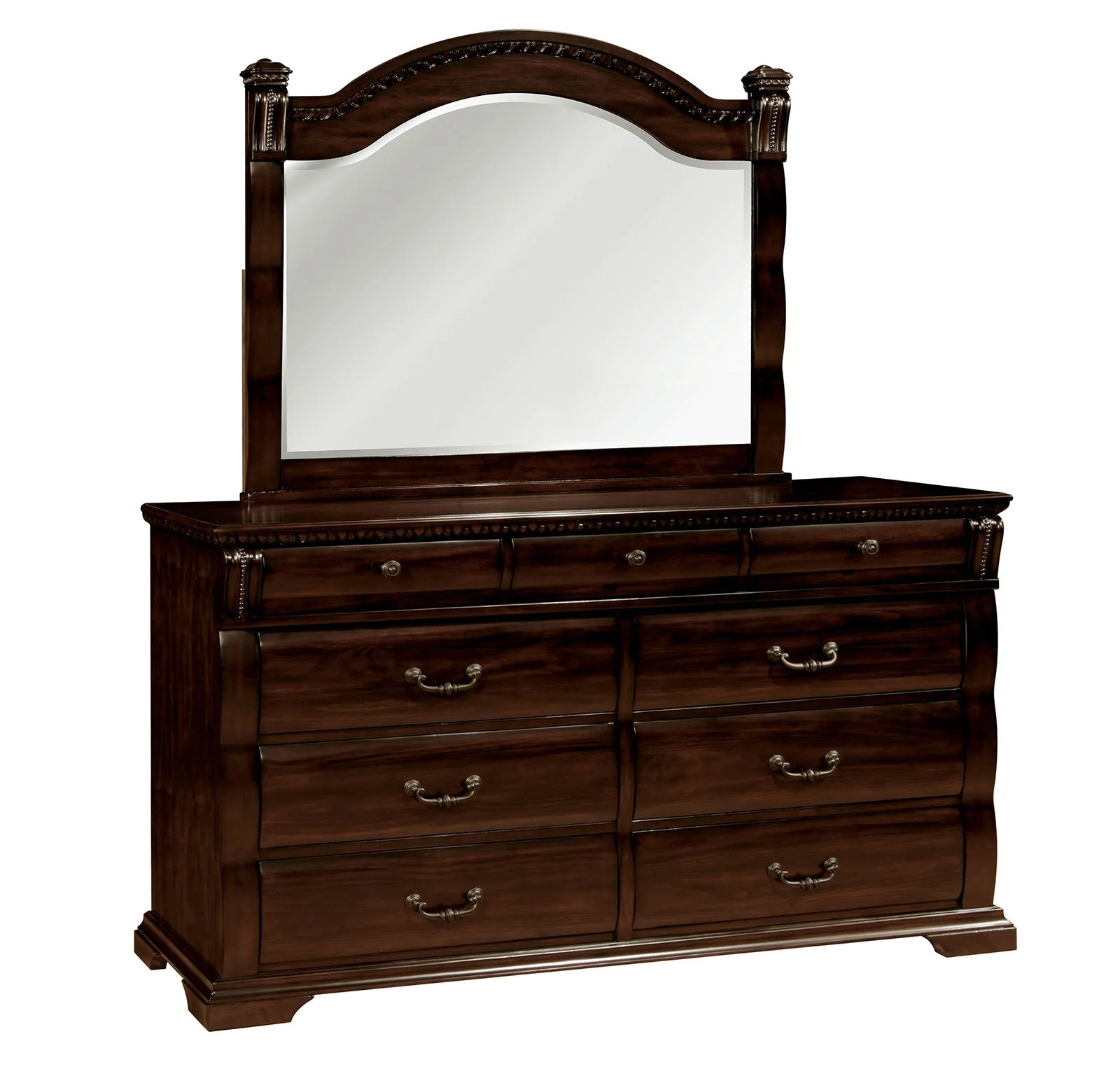Burleigh Cherry 5 Pc. Queen Bedroom Set w/ 2NS - Image 4