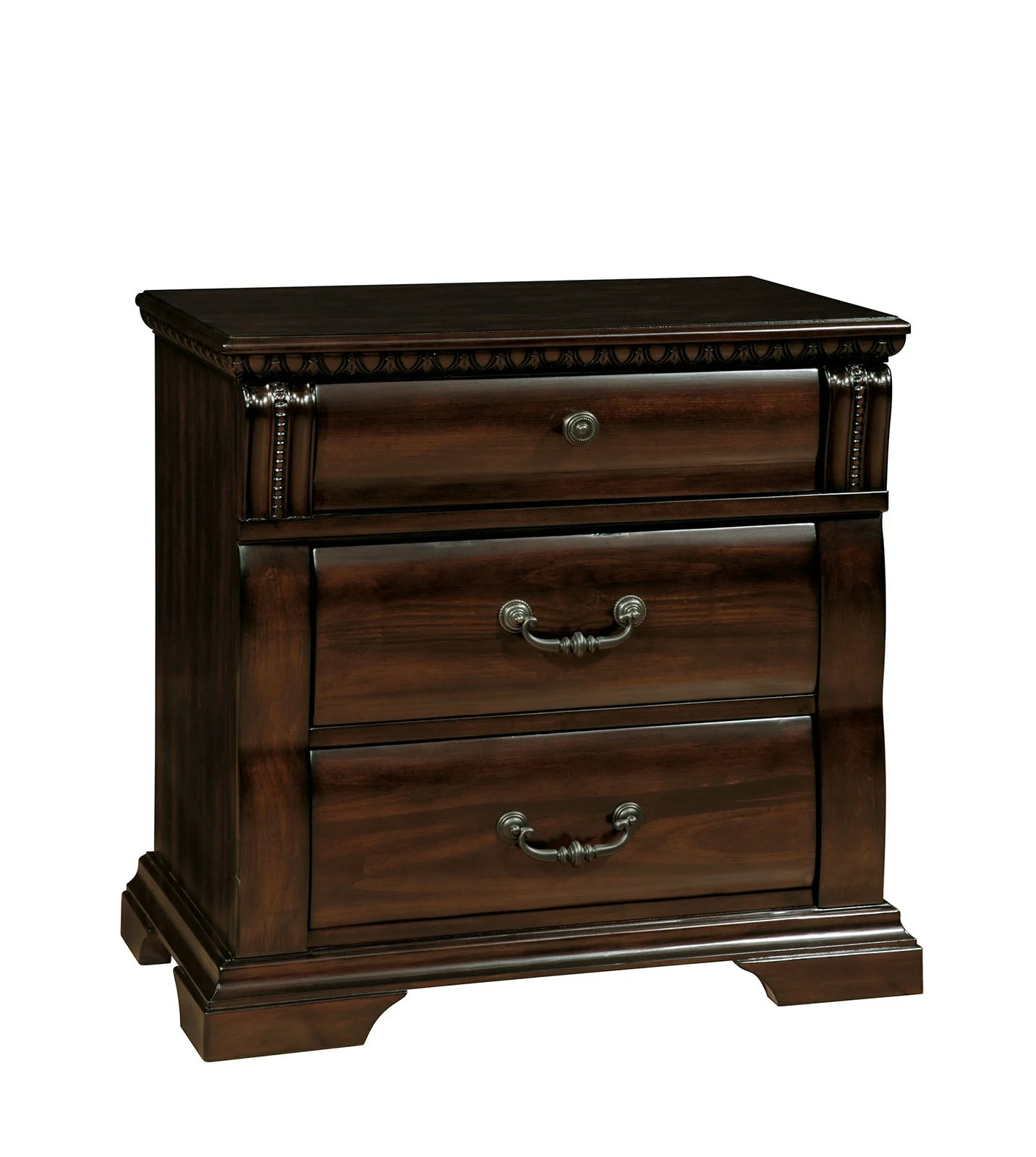 Burleigh Cherry 5 Pc. Queen Bedroom Set w/ 2NS - Image 7