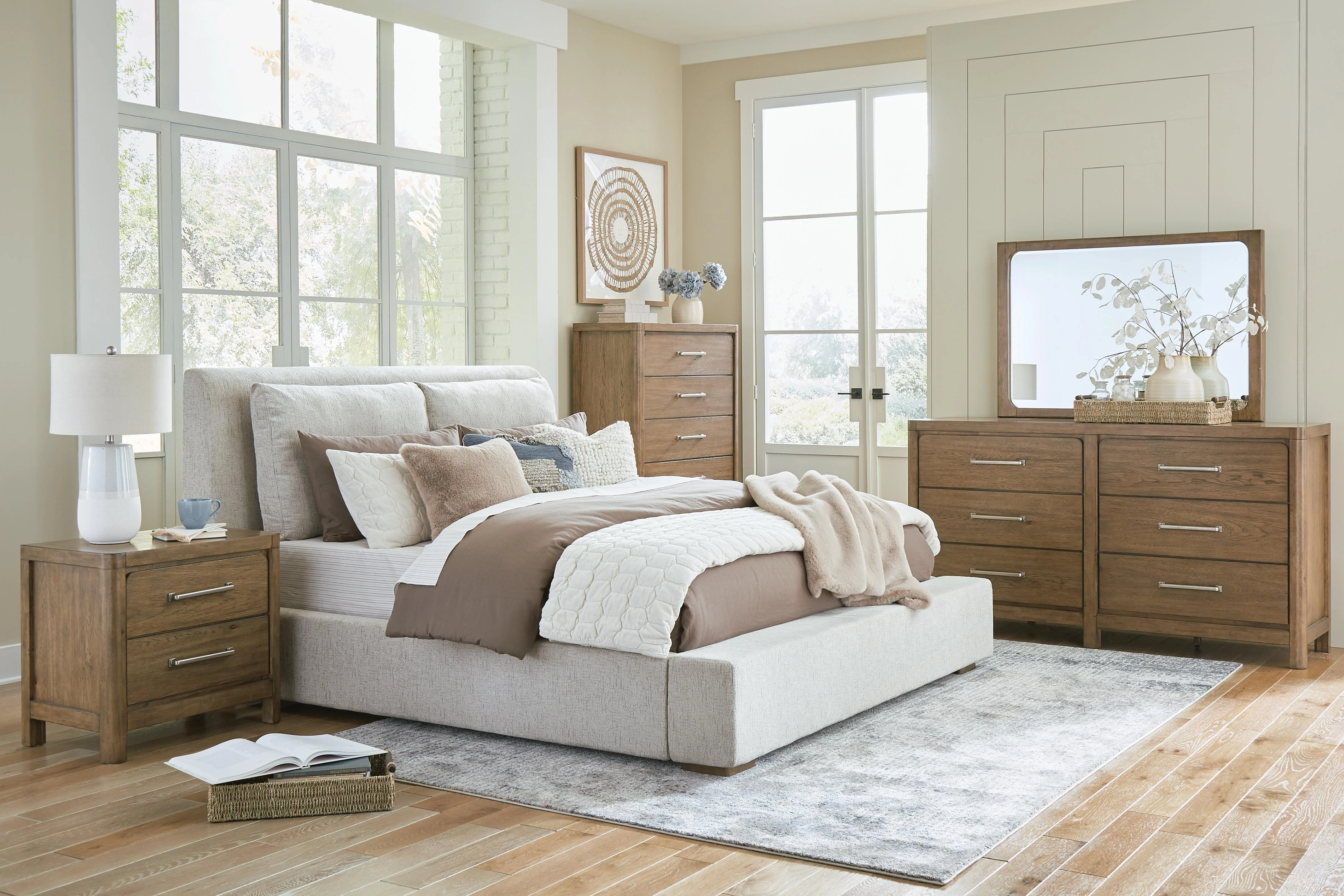 Cabalynn Upholstered Bed Bedroom Set - Image 4