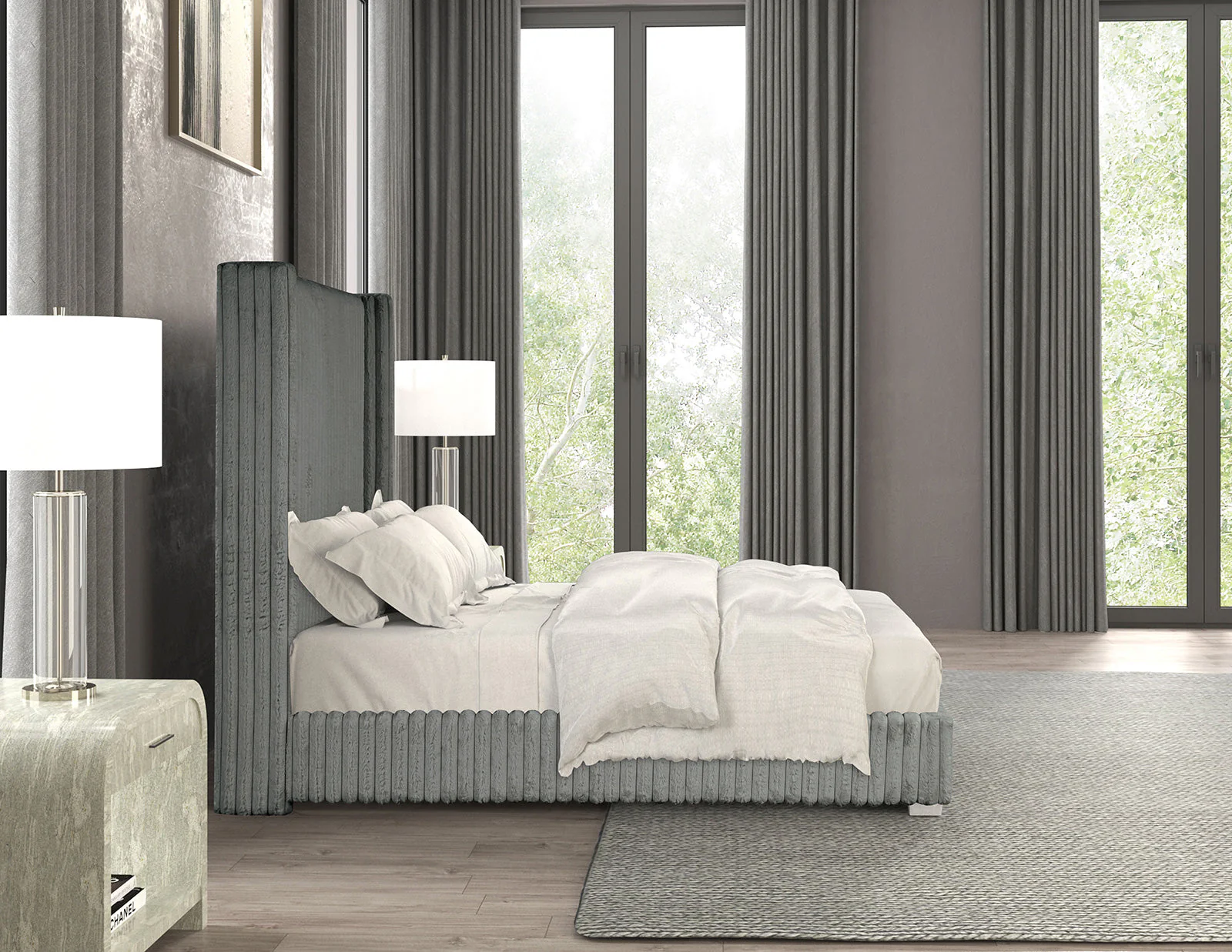 Cadwell Gray Queen Bed - Image 2