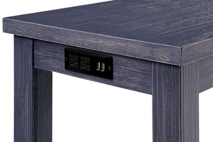 Caerleon Antique Blue & Gray 3pc Dining Set - Image 2