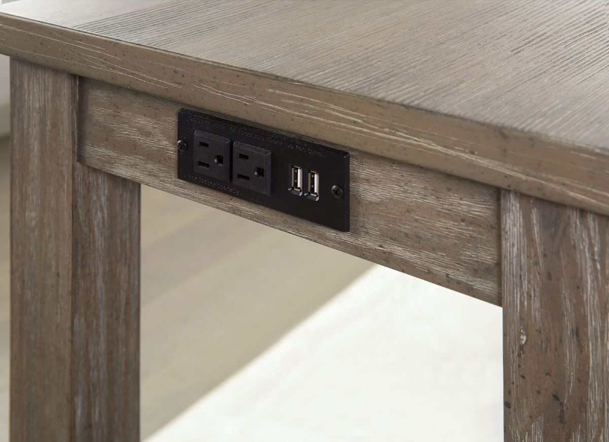 Caerleon Gray Counter Ht. Dining Set / 4pc - Image 4