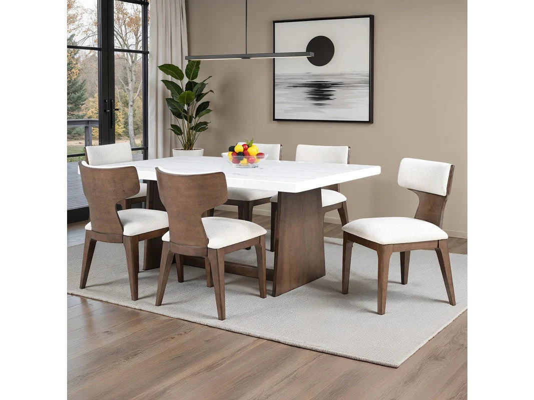 Caerwys Brown 7 Pc. Dining Table Set