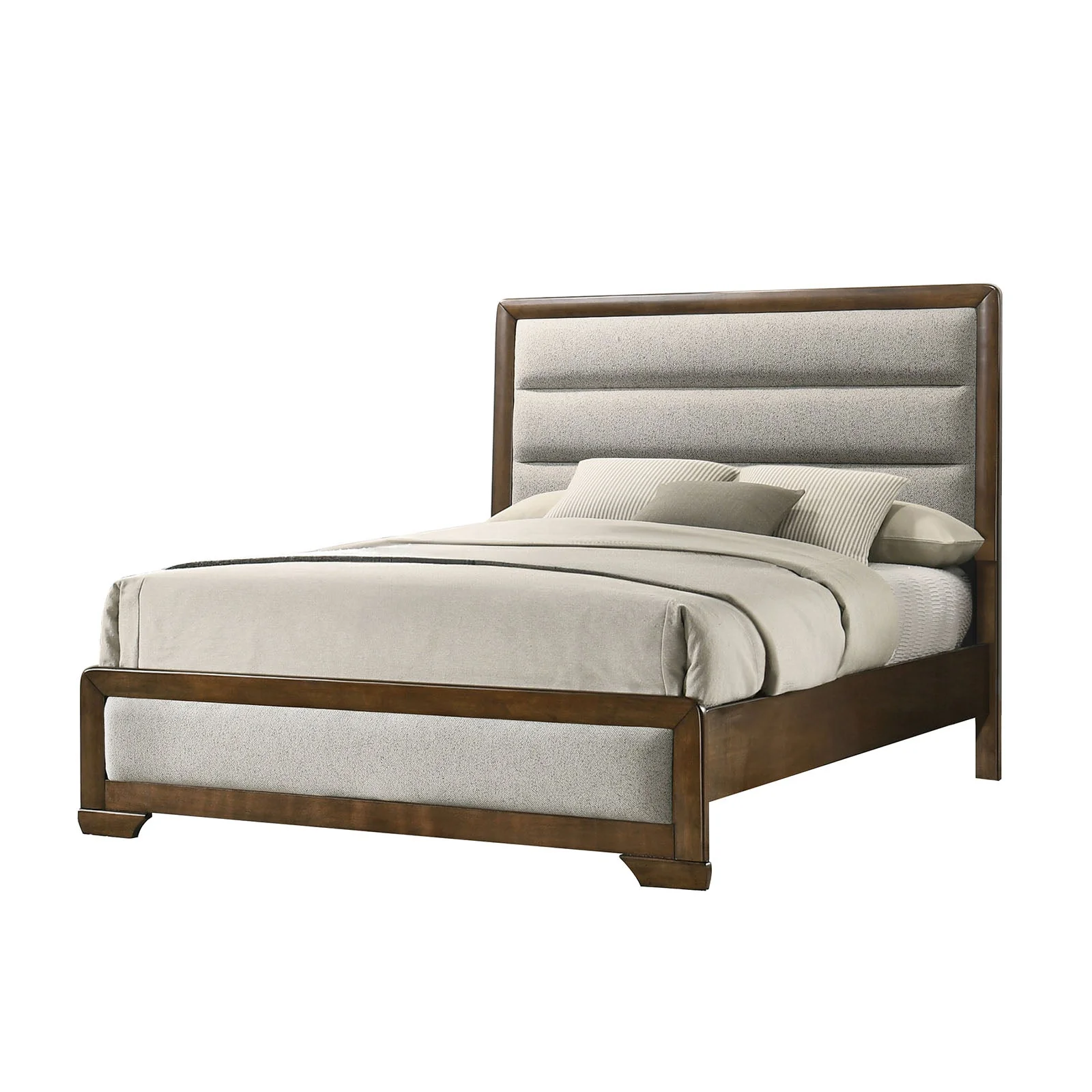 Caerwys Brown/Light Gray Queen 4 Piece Bedroom Set - Image 2