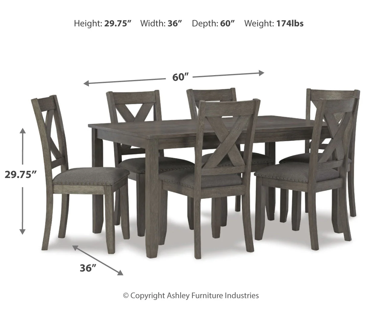 Caitbrook RECT DRM Table - Image 8