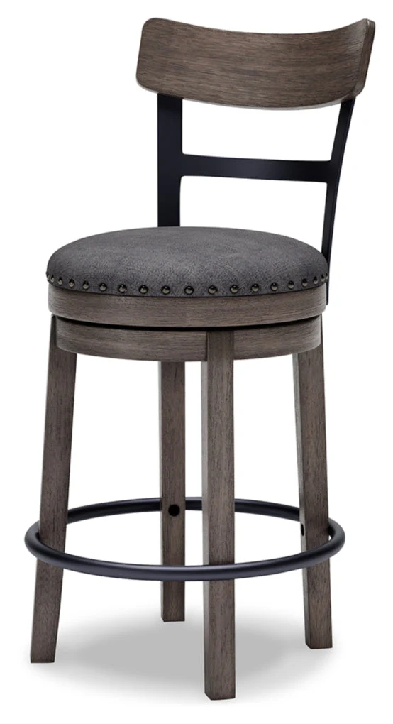 Caitbrook Upholstered Swivel Barstool - Image 6