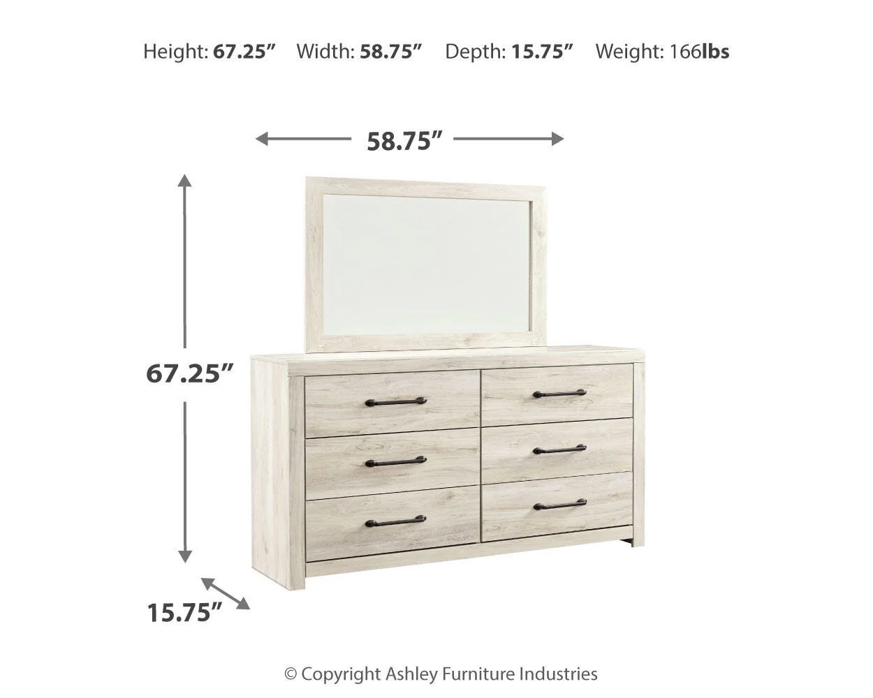 Cambeck Panel Bed Bedroom Set - Image 113