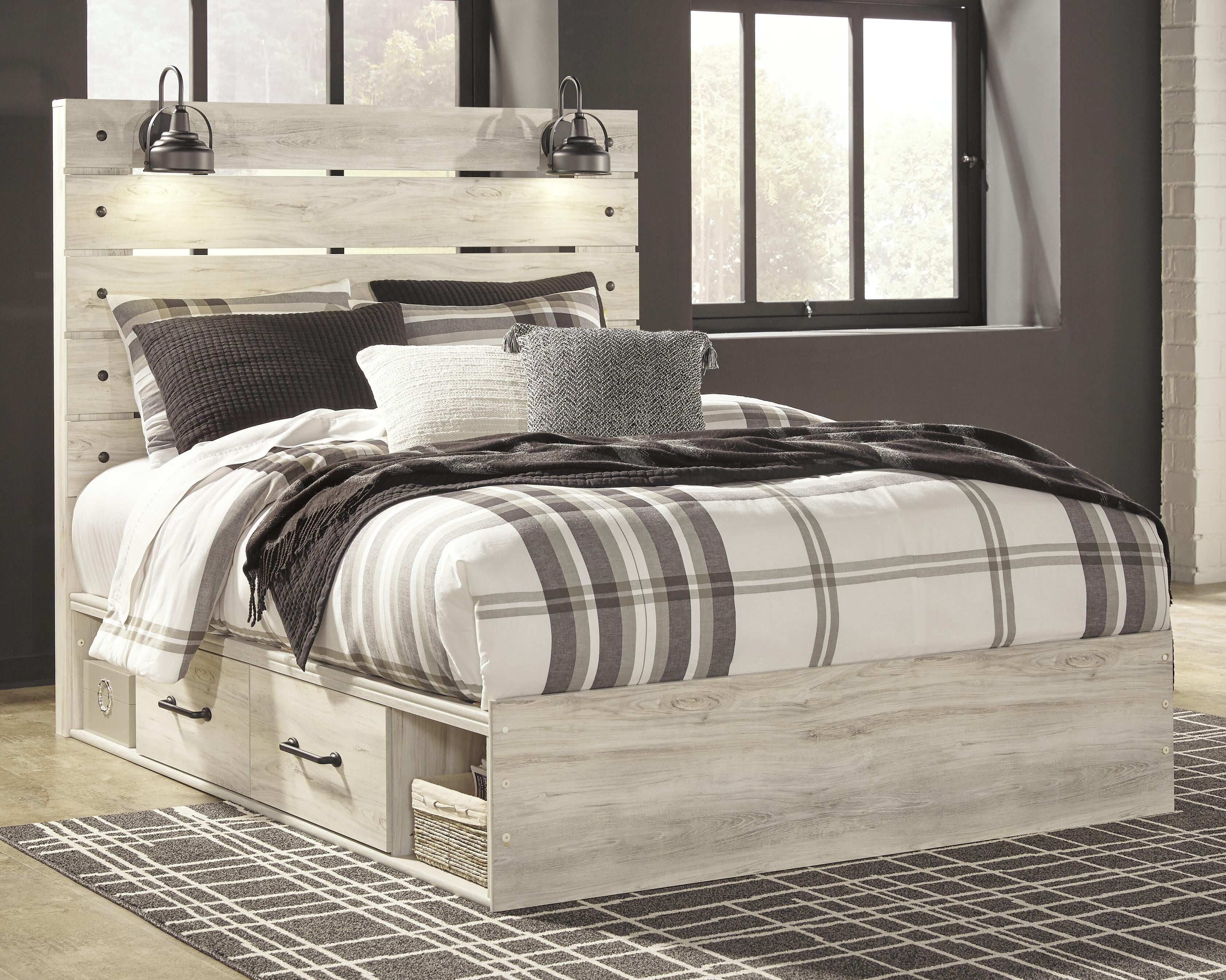 Cambeck Panel Bed with 2 Storage Drawers - Image 12