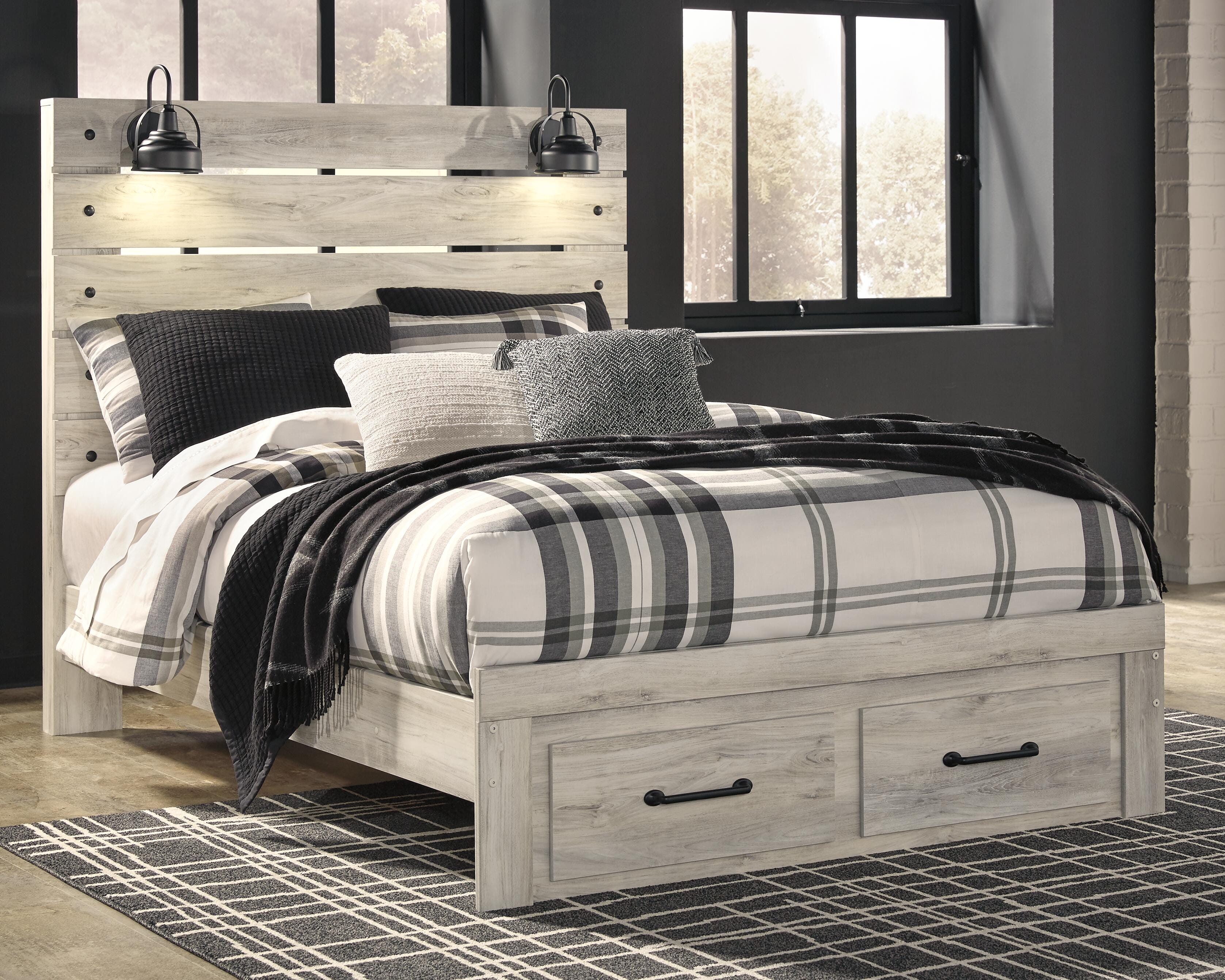Cambeck Panel Bed with 2 Storage Drawers - Image 13