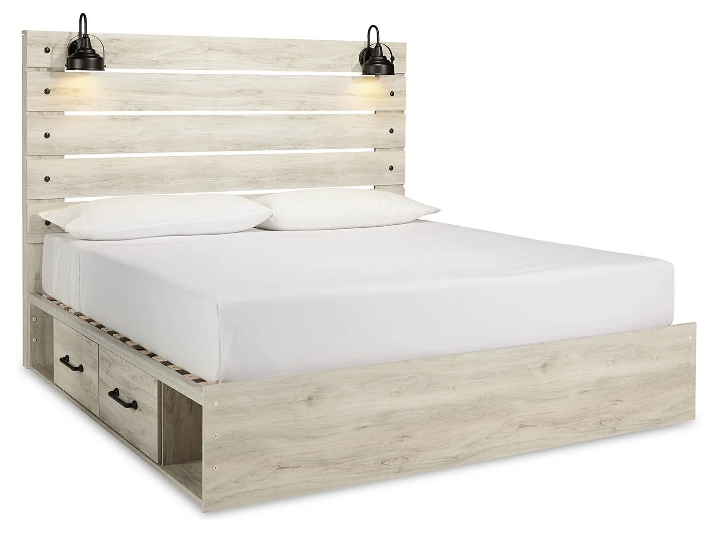 Cambeck Panel Bed with 2 Storage Drawers - Image 4