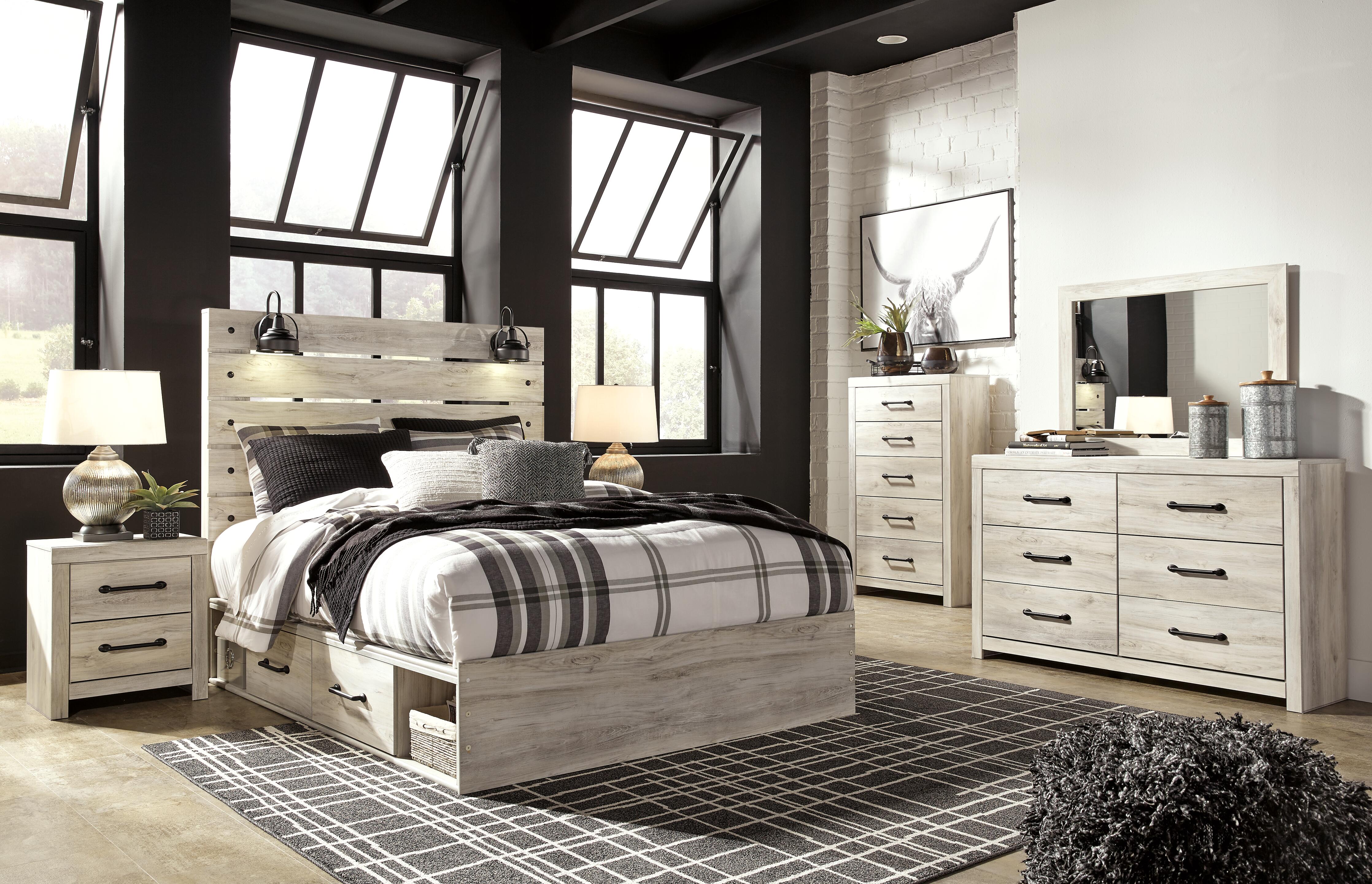 Cambeck Panel Bed with 2 Storage Drawers - Image 40