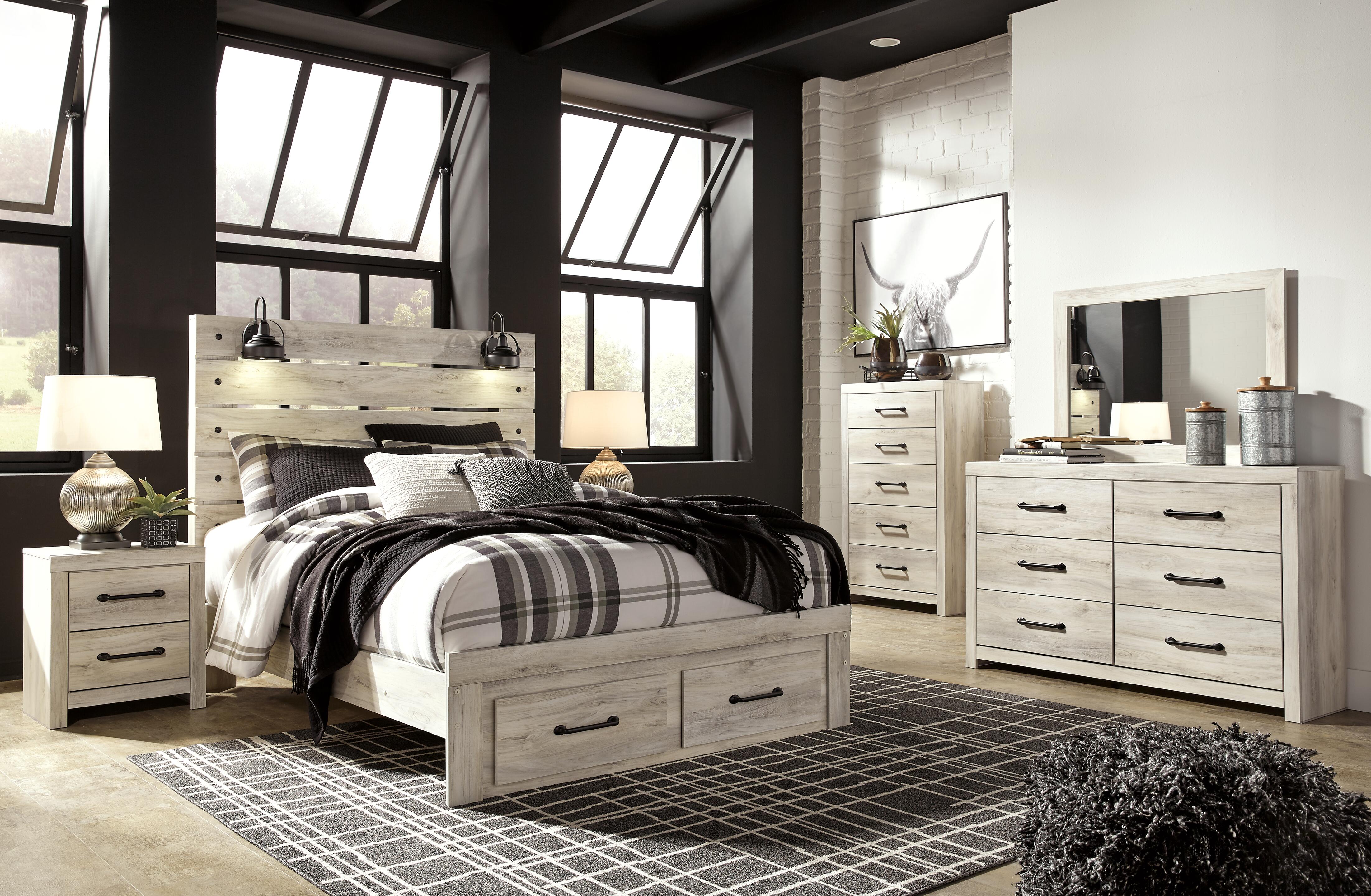 Cambeck Panel Bed with 2 Storage Drawers - Image 47