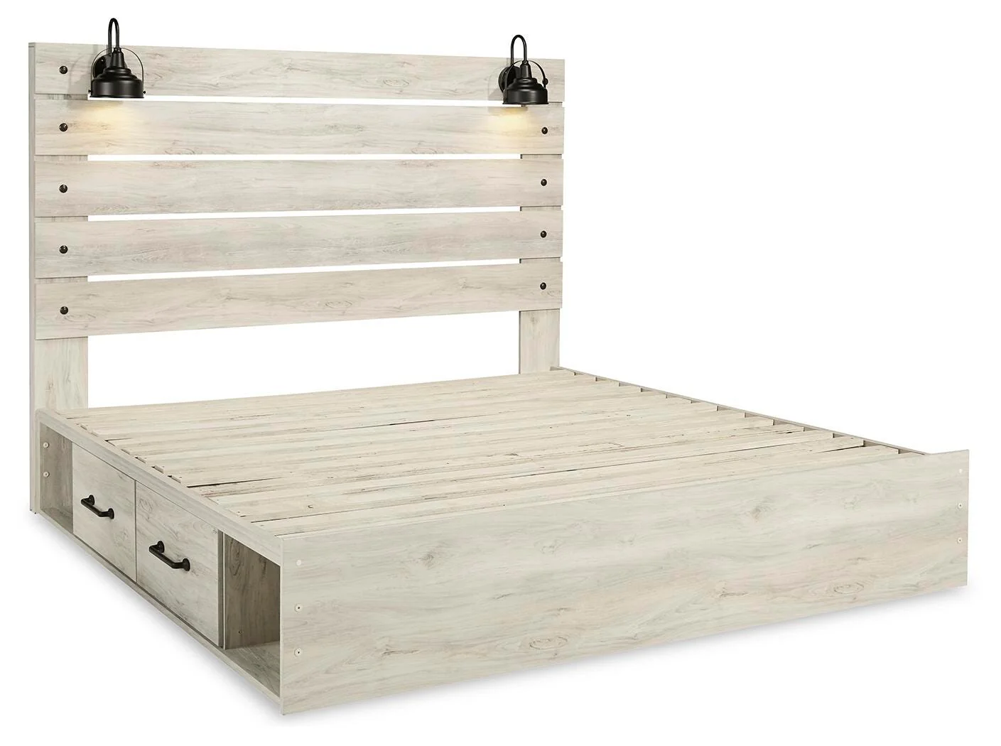 Cambeck Panel Bed with 4 Storage Drawers - Image 18