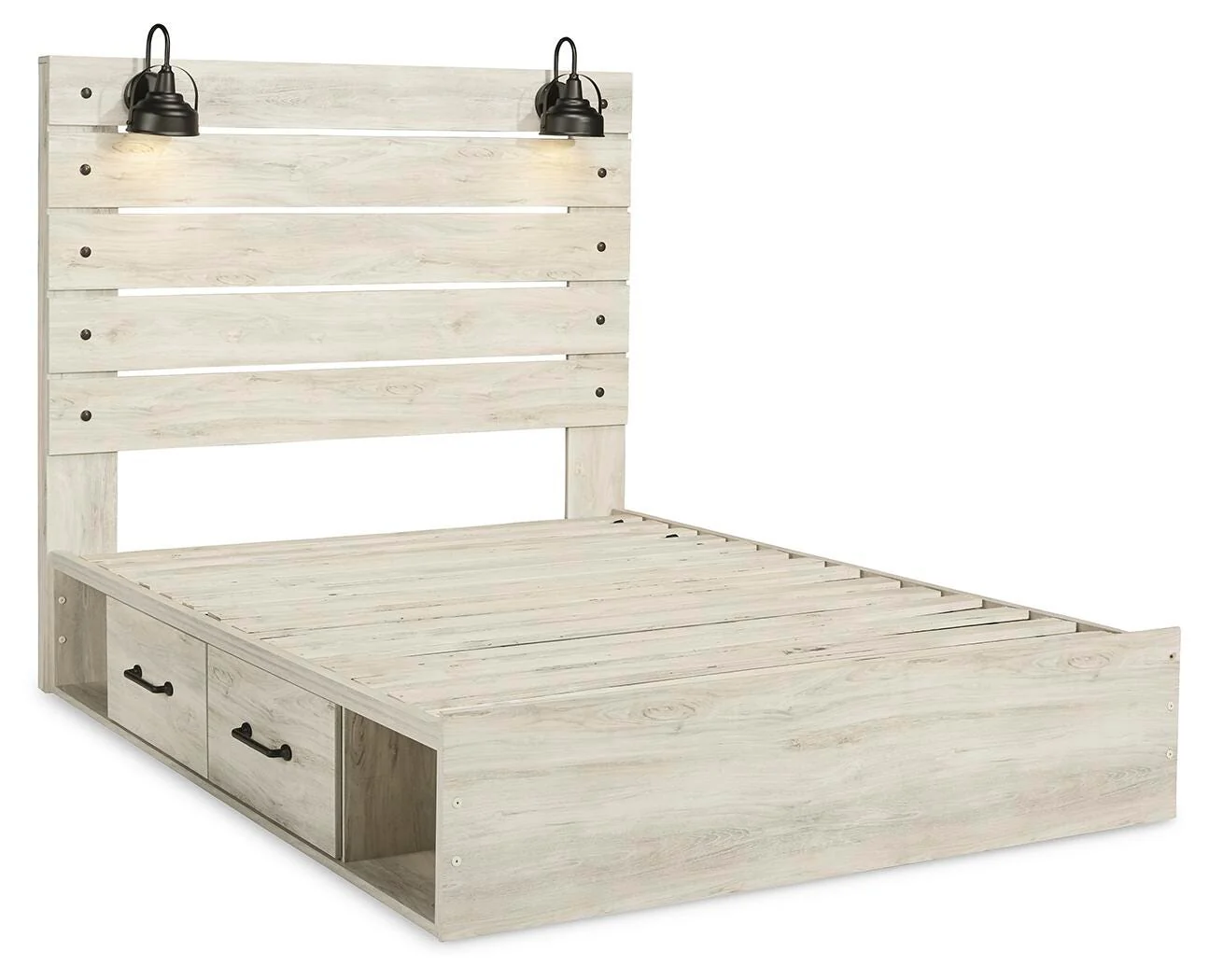 Cambeck Panel Bed with 4 Storage Drawers - Image 19