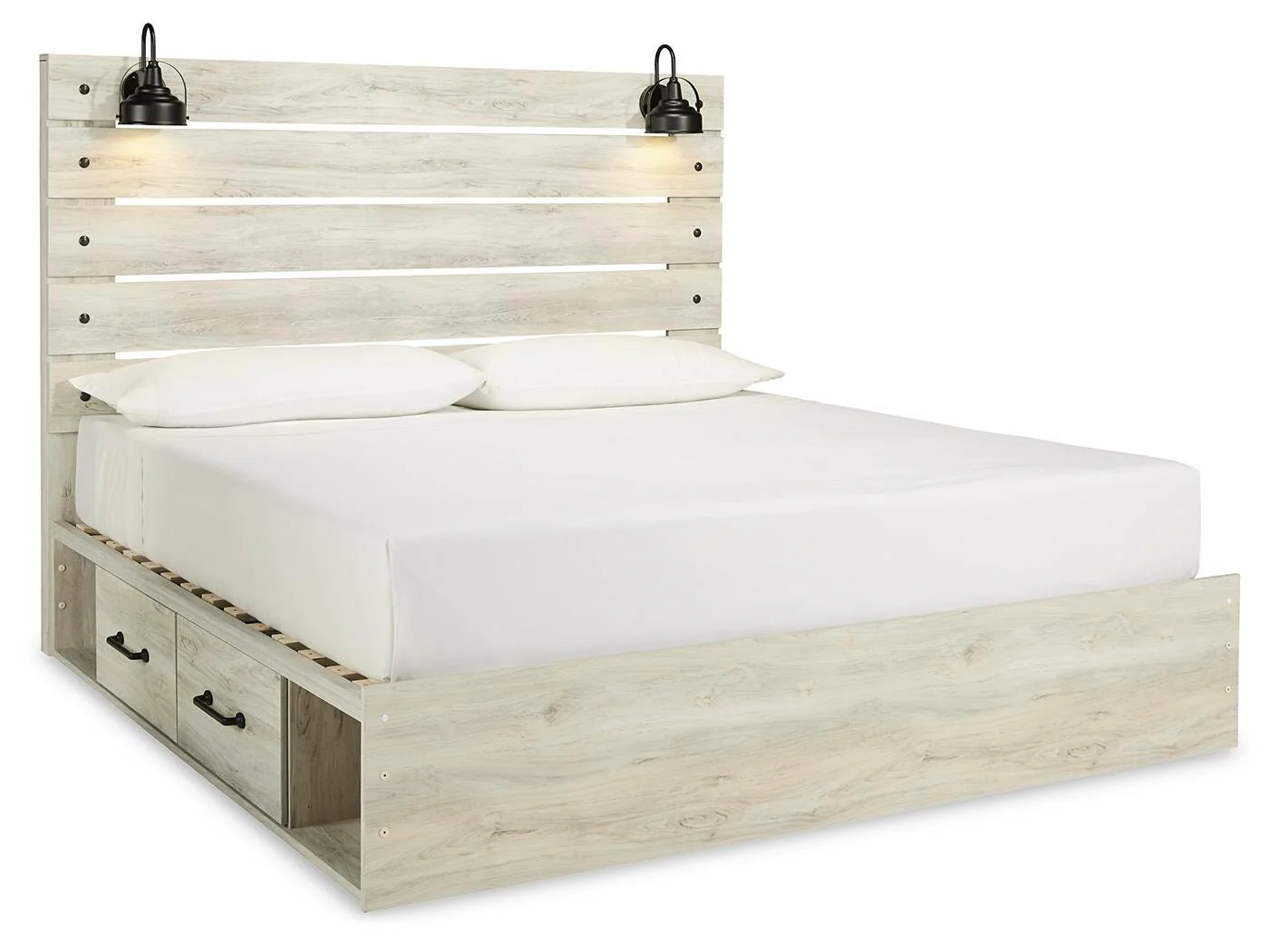 Cambeck Panel Bed with 4 Storage Drawers - Image 2