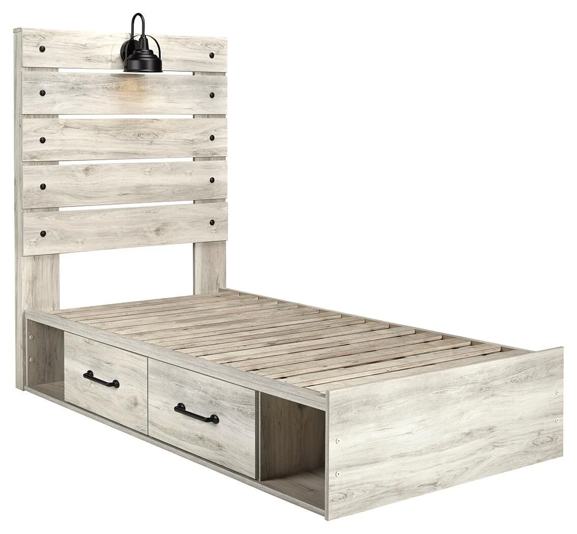 Cambeck Panel Bed with 4 Storage Drawers - Image 20