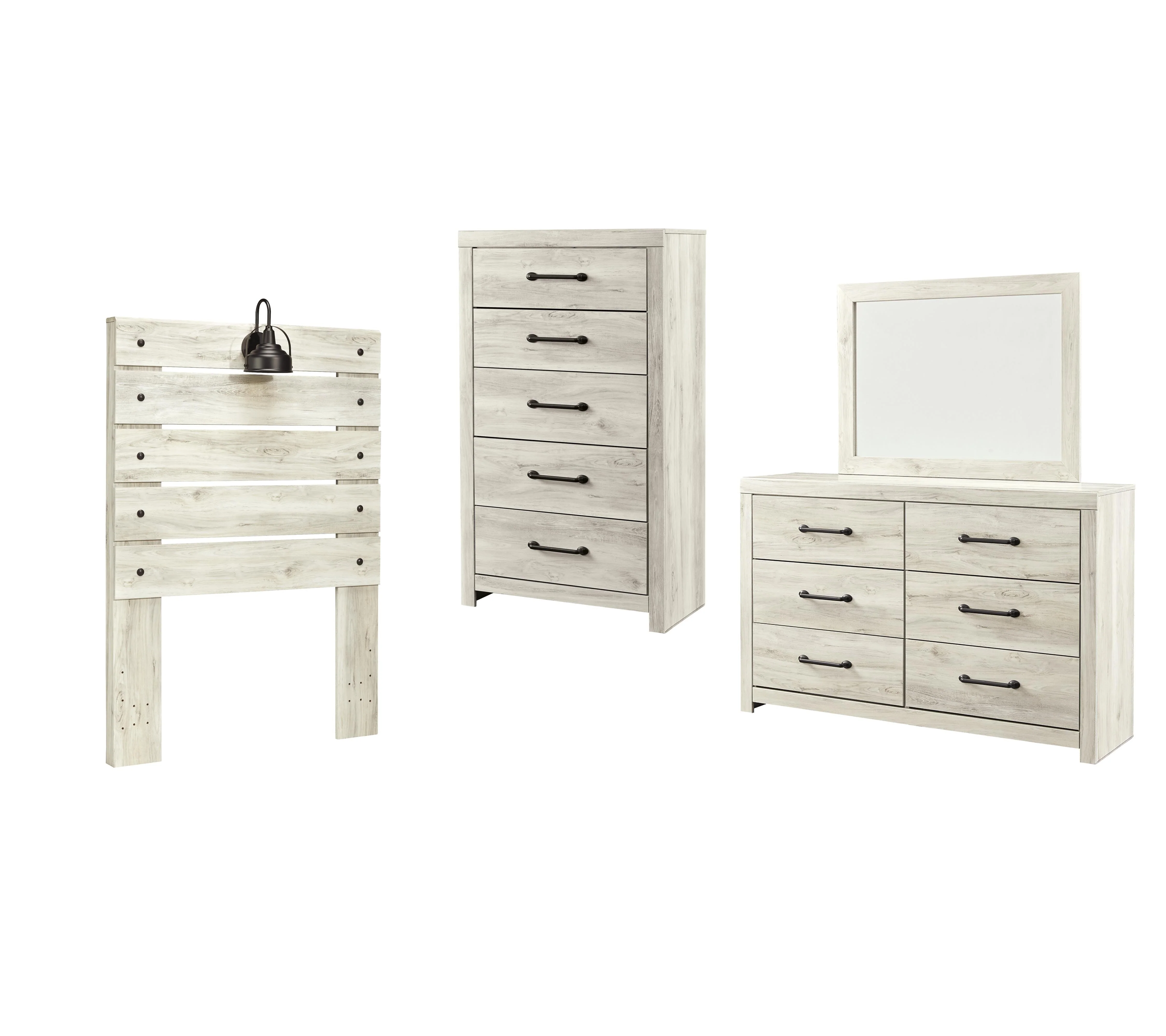 Cambeck Panel Headboard Bed Bedroom Set - Image 7