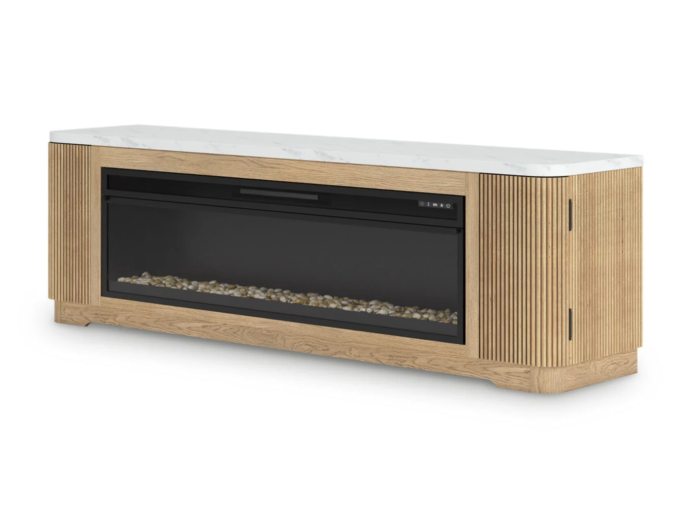 Camdill 80" TV Stand with Electric Fireplace - Image 2