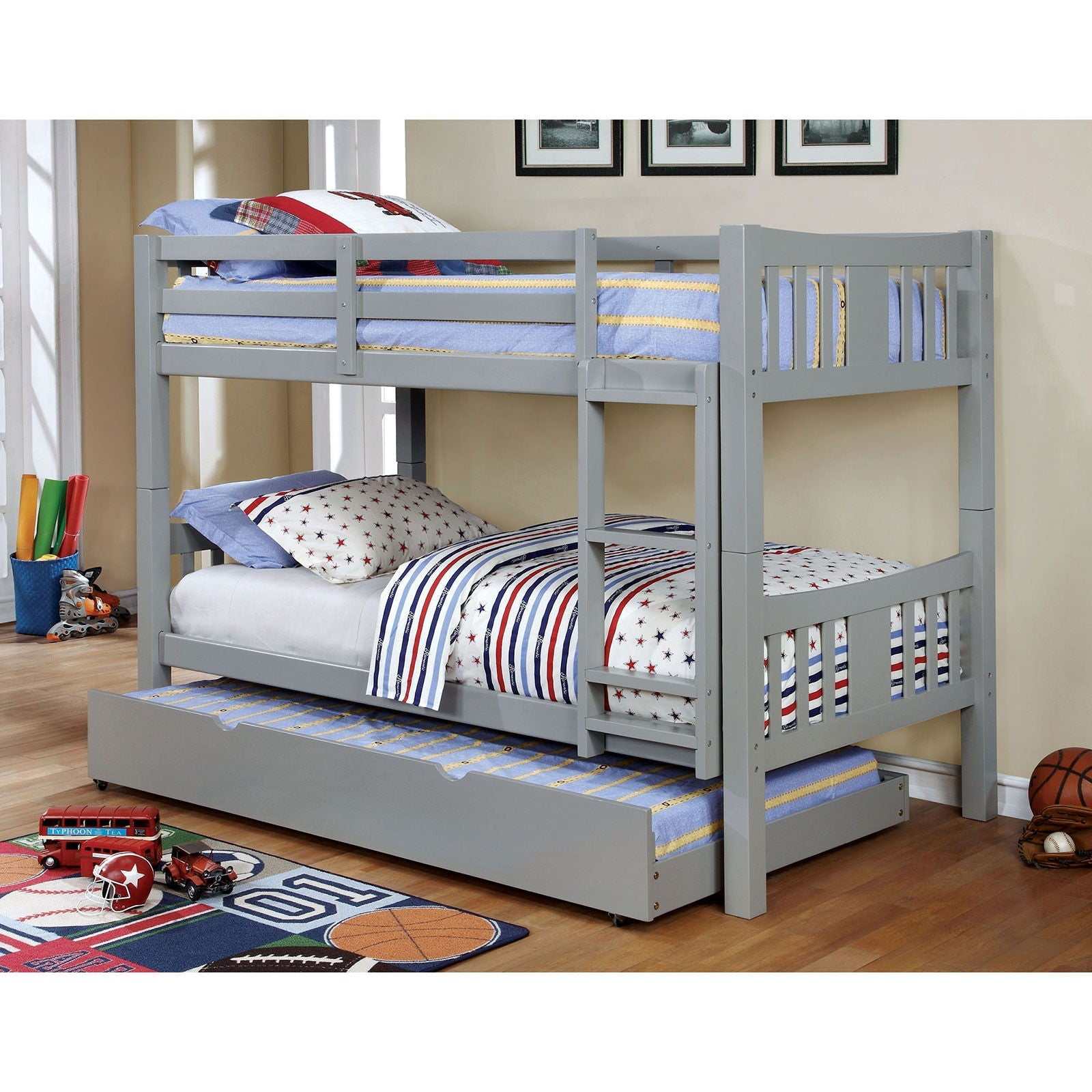 Cameron Gray Full/Full Bunk Bed - Image 2