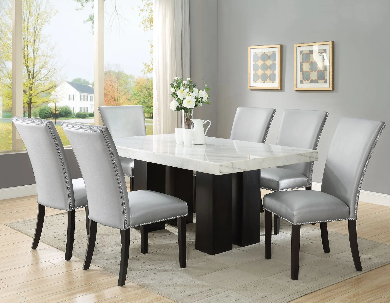 Camila Silver Dining chair - Image 2