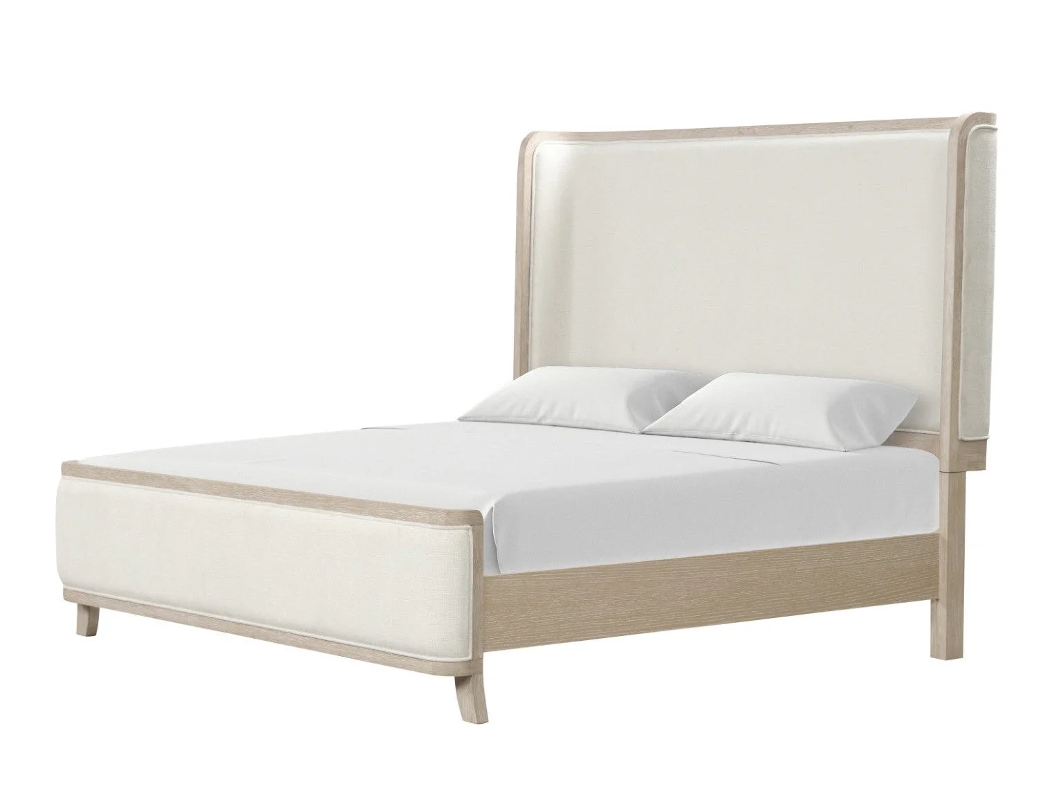 Candra Natural Oak Queen Bed
