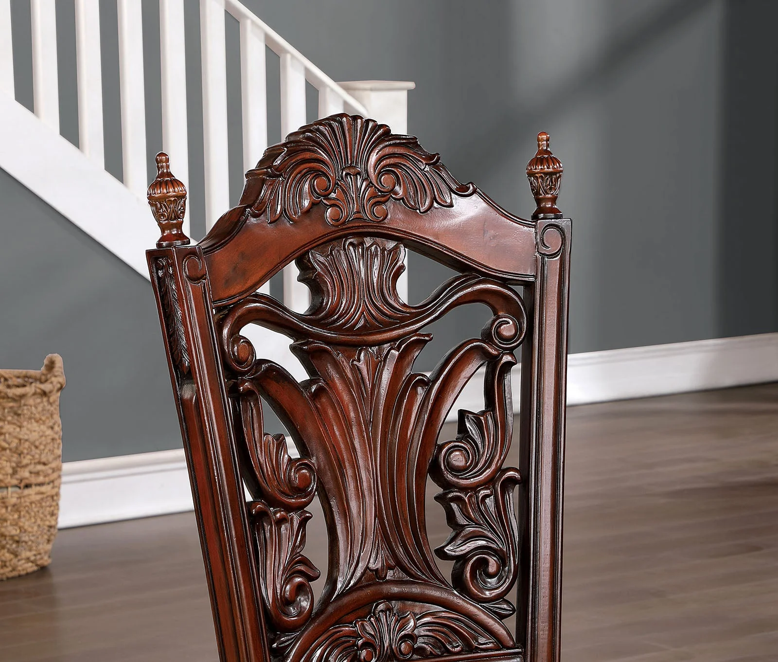 Canyonville Brown Cherry/Dark Brown 9 Pc. Dining Room Set - Image 8