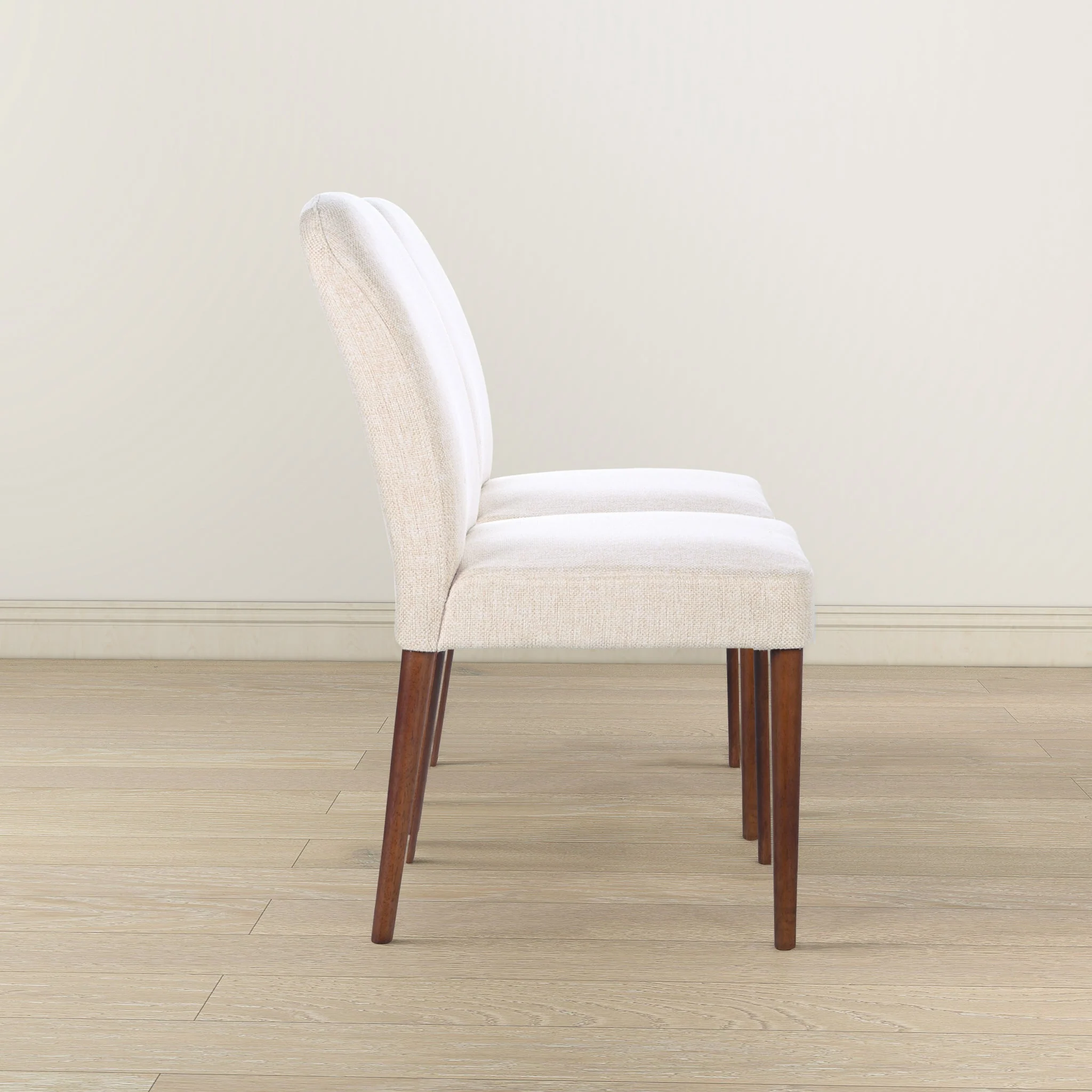 Capri Beige Fabric Dining Chair (Set Of 2) - Image 6