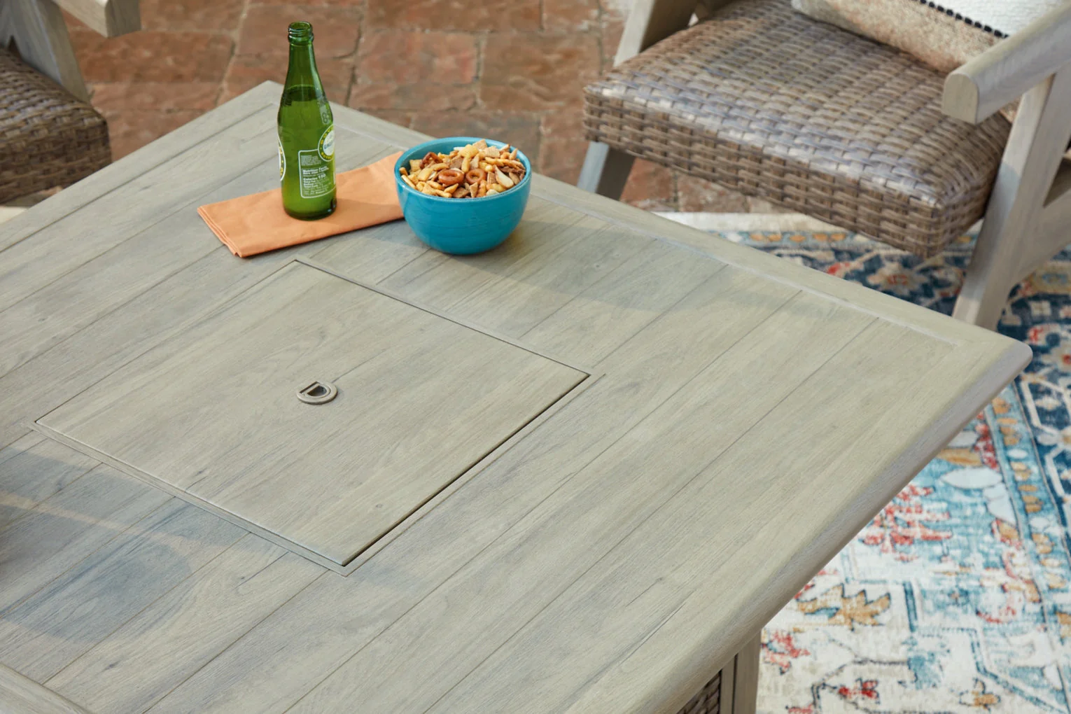 Carisbo Square Fire Pit Table - Image 8