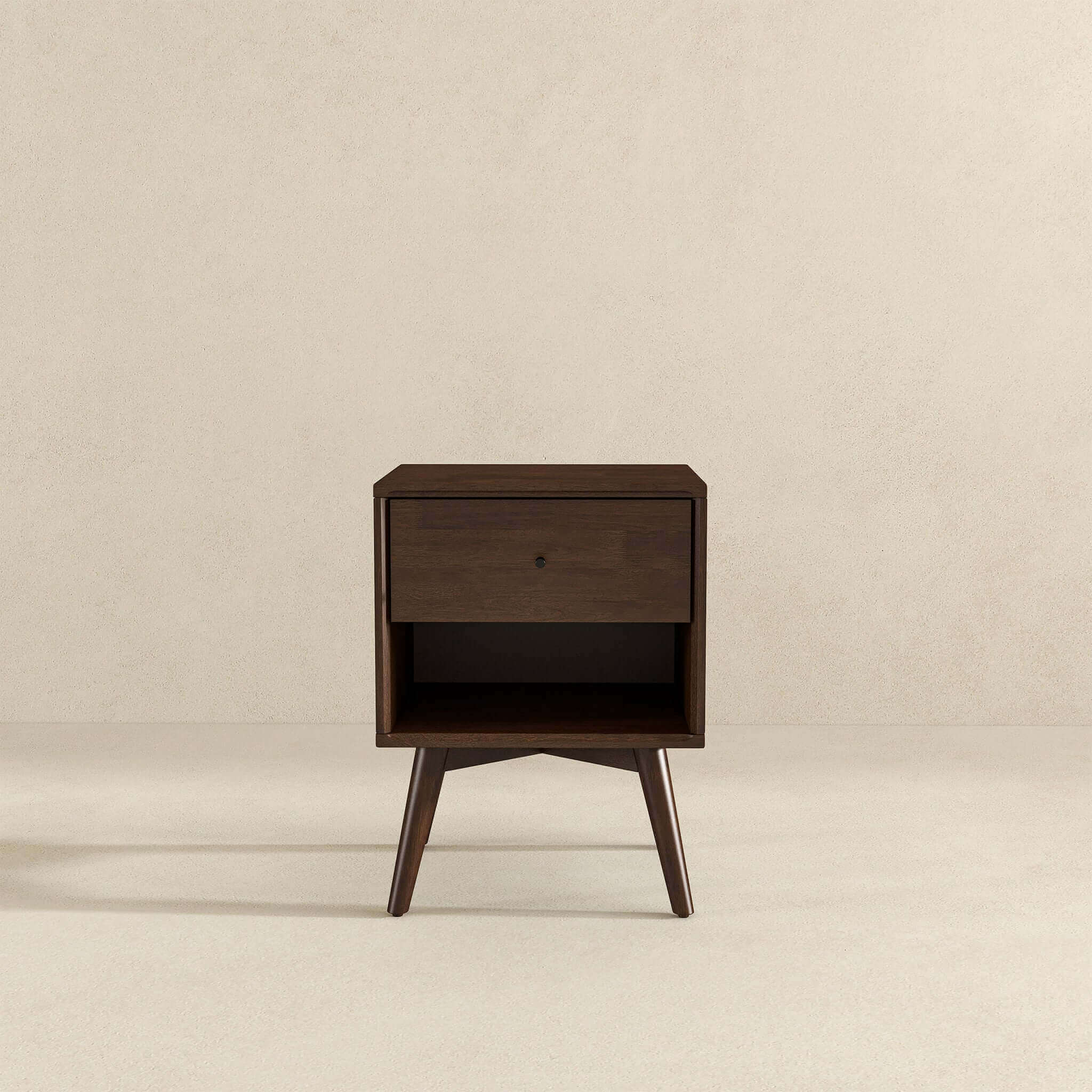 Caroline Mid Century Modern Style Night Stand 1-Drawer - Image 5