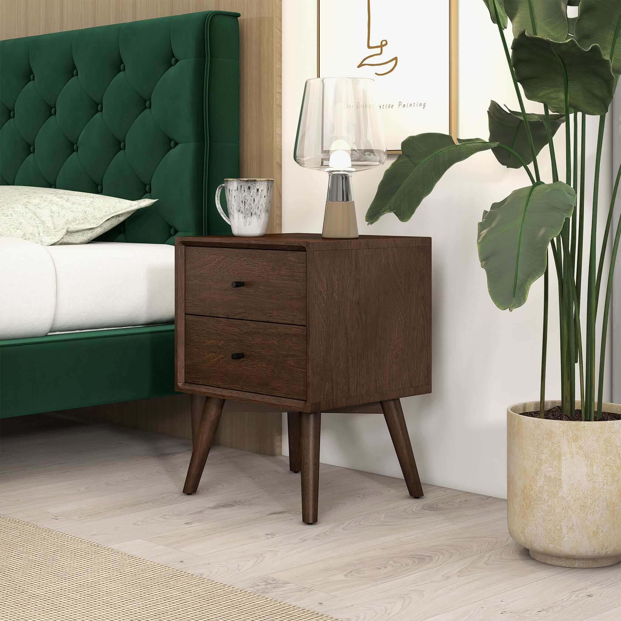 Caroline Night Stand 2-Drawer - Image 4