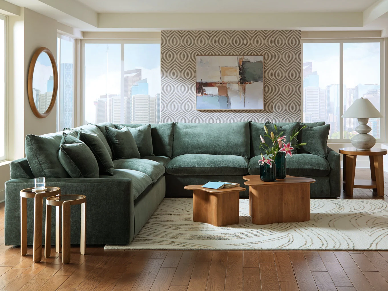 Carriage View 3-Piece Sectional - Image 2