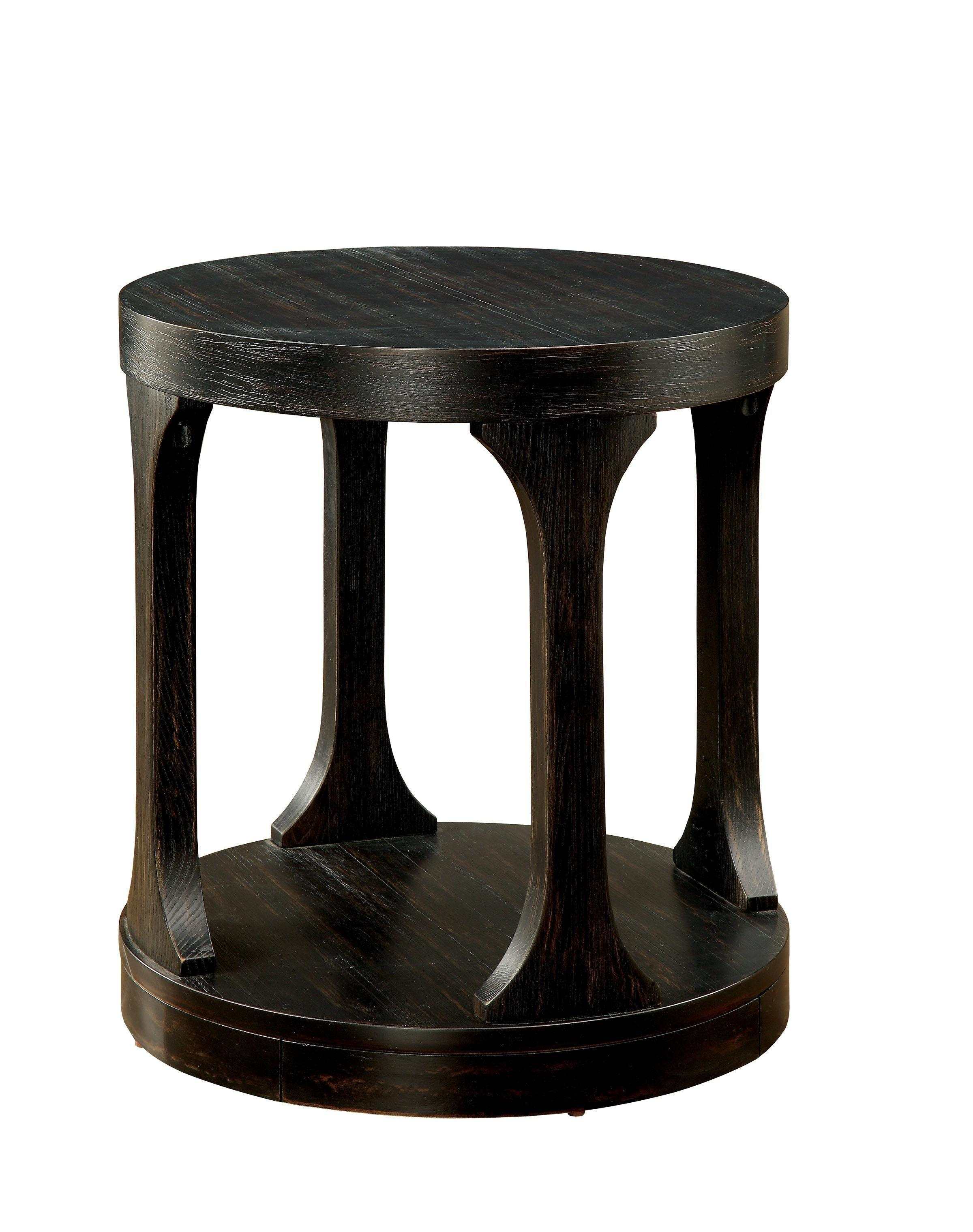 Carrie Antique Black End Table - Image 4