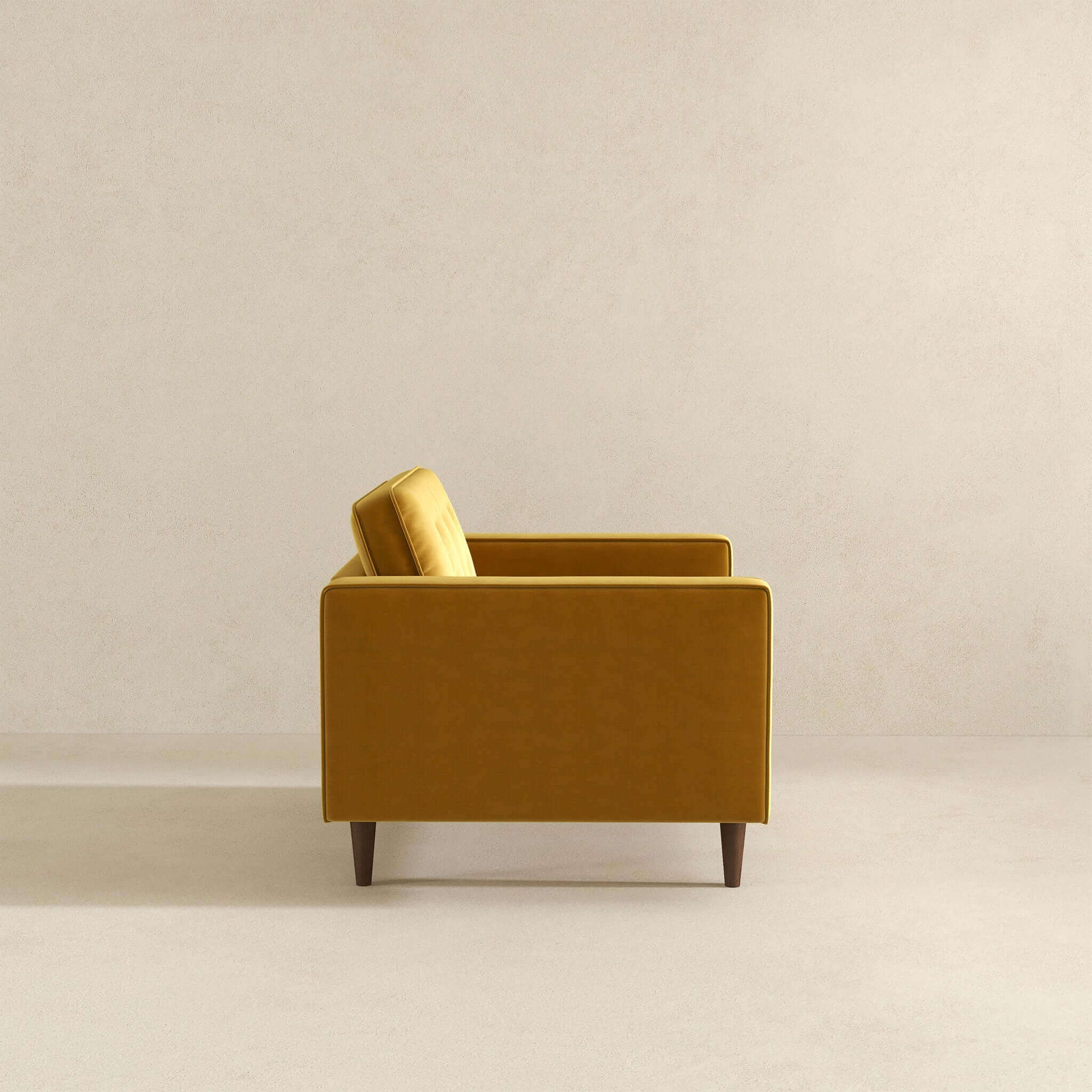 Casey Gold Velvet Lounge Chair - Image 5