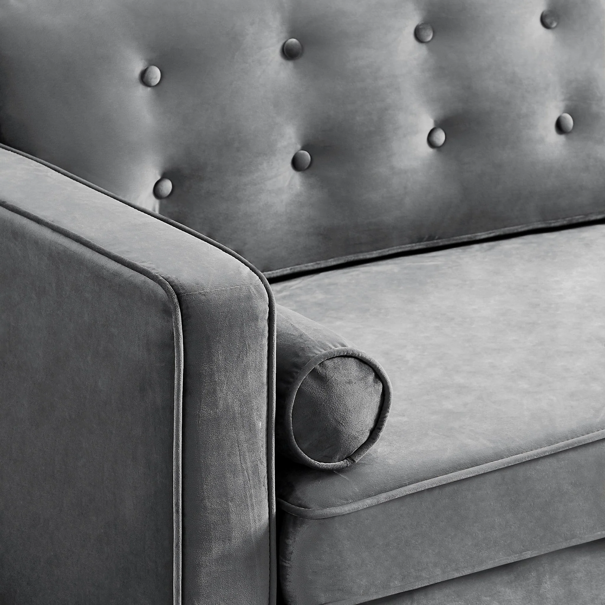 Casey Velvet Loveseat - Image 3