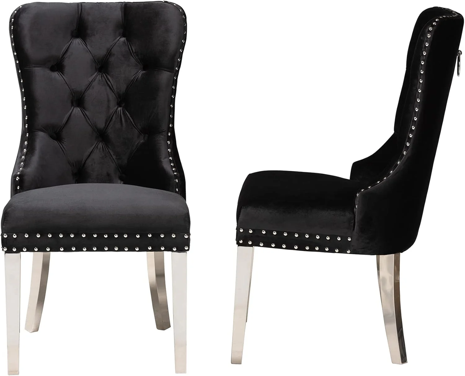 Casper Chrome 7 Pc. Dining Room Set Chairs - Image 8