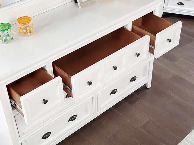 Castile White Dresser - Image 4