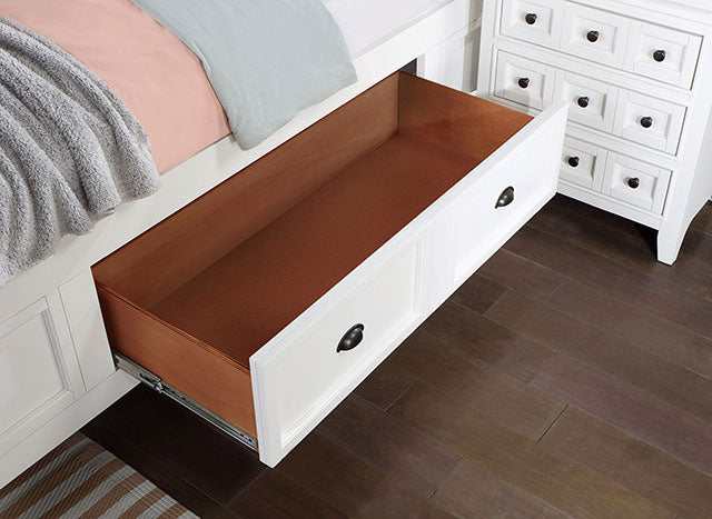 Castile White Twin Bed - Image 3